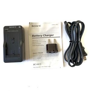 Sony BC-V615 Battery Charger Tested Working Made In Japan